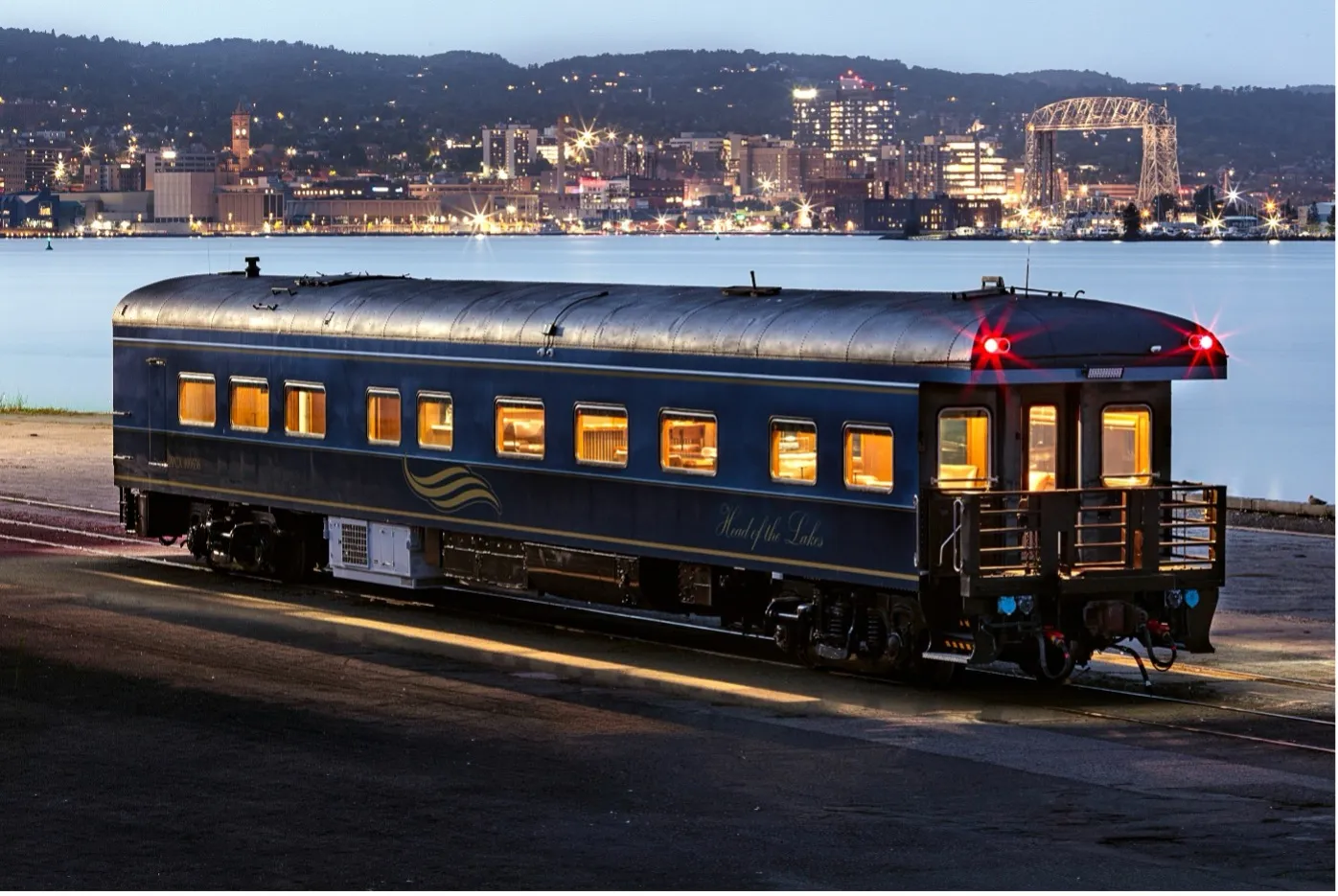 New private railcar, Head of the Lakes, debuts on Halloway.